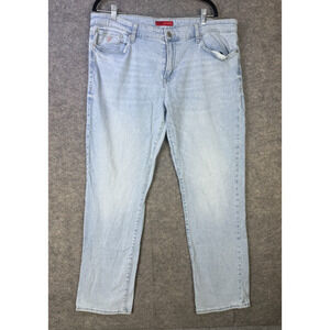 Guess Jeans Men's Size 38 Faded Blue Vintage Lincoln Slim Straight